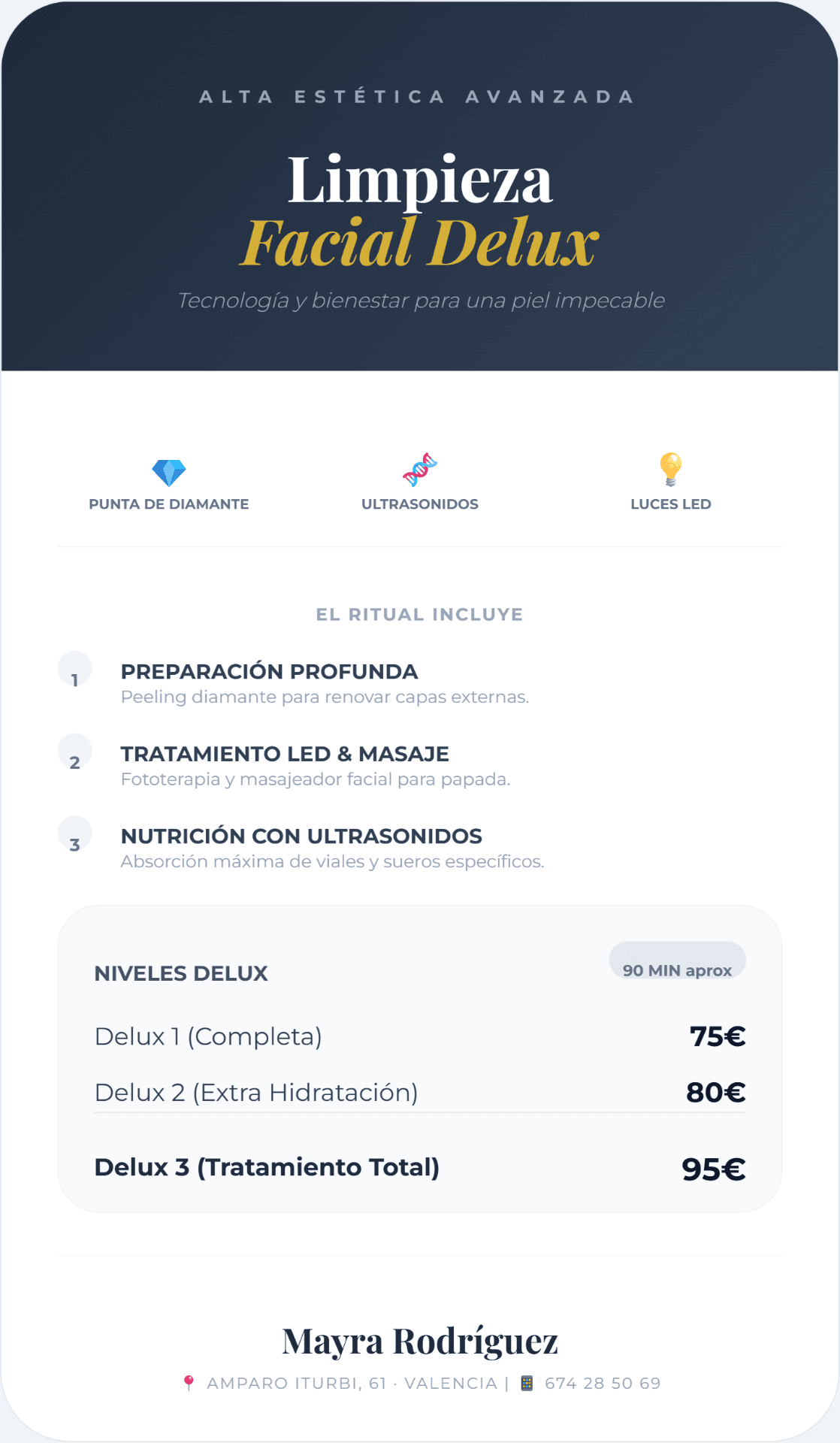 Limpieza Facial Delux