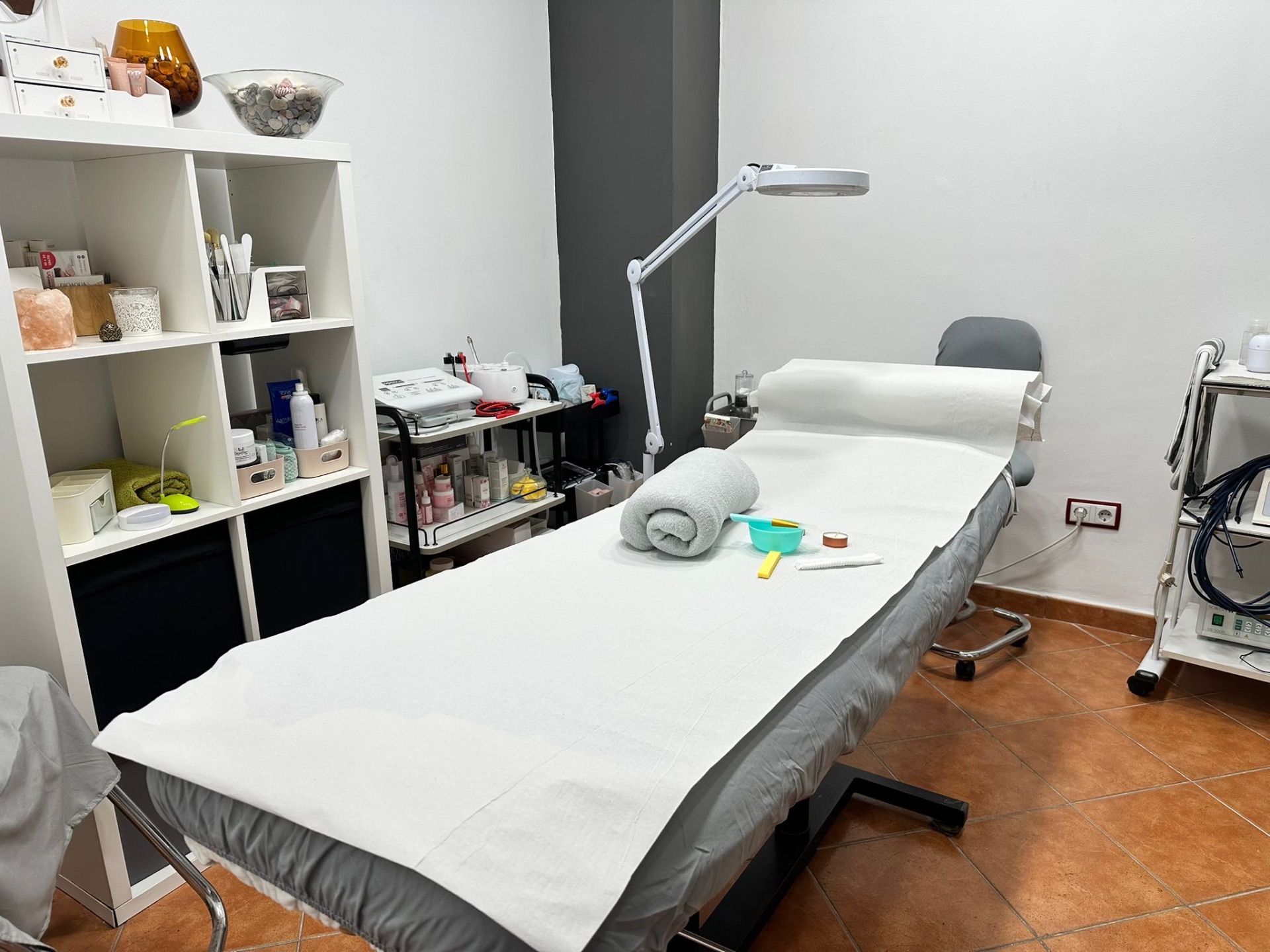 Cabina de estética y tratamientos faciales