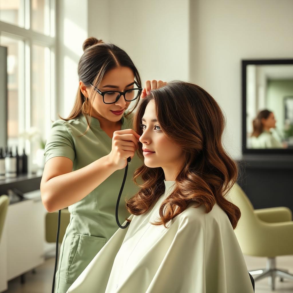 Corte y peinado mujer